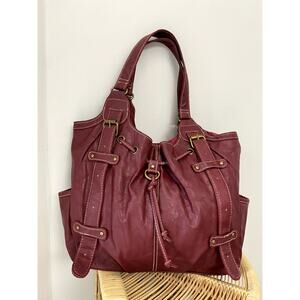 Cranberry Y2K Inspired Hobo Bag